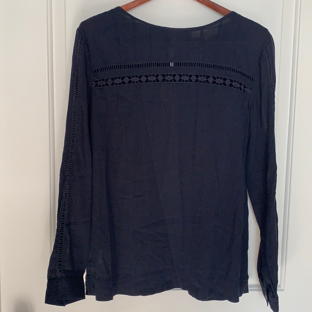 LOFT Eyelet Detail Top